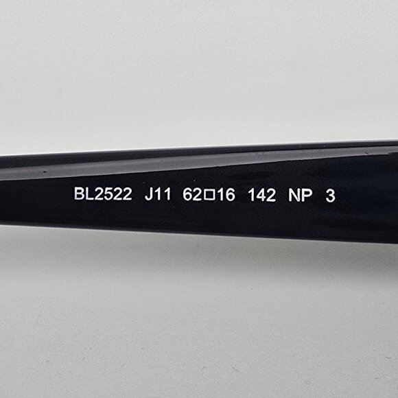 Bolon BL2522 J11 Gloss Black Oversized Sunglasses Frame w/ Case 62-16-142 - Picture 8 of 16